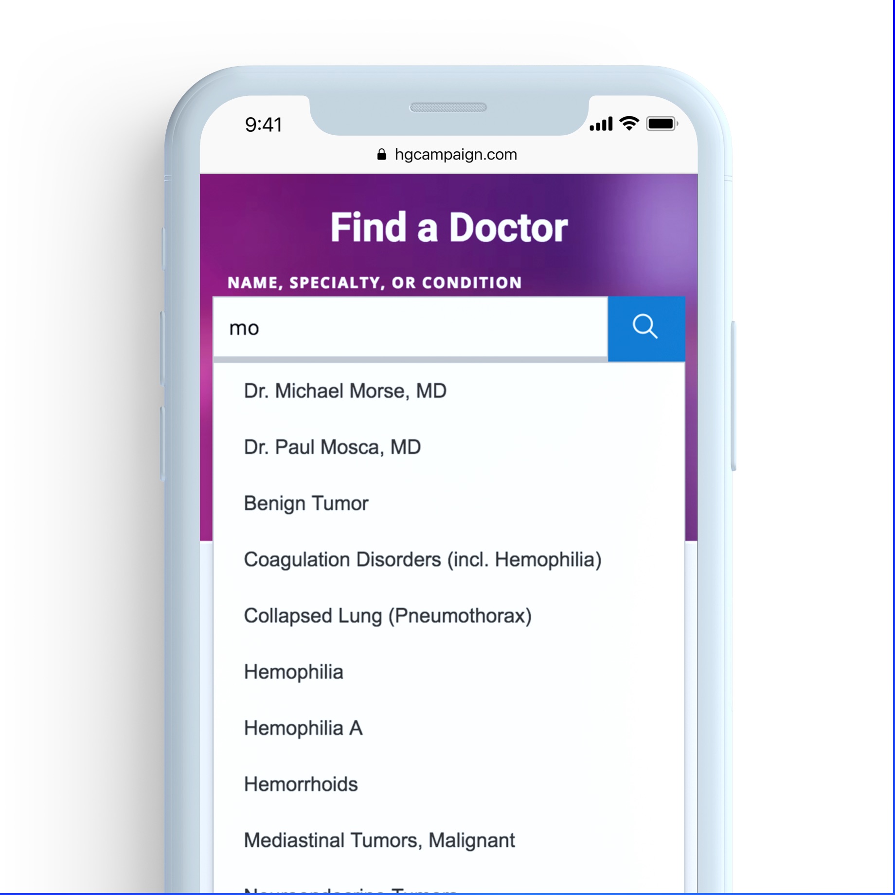 Doctor Finder Add-On